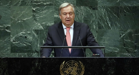 لولاية ثانية..إعادة تعيين أنطونيو غوتيريش أمينا عاما للأمم المتحدة