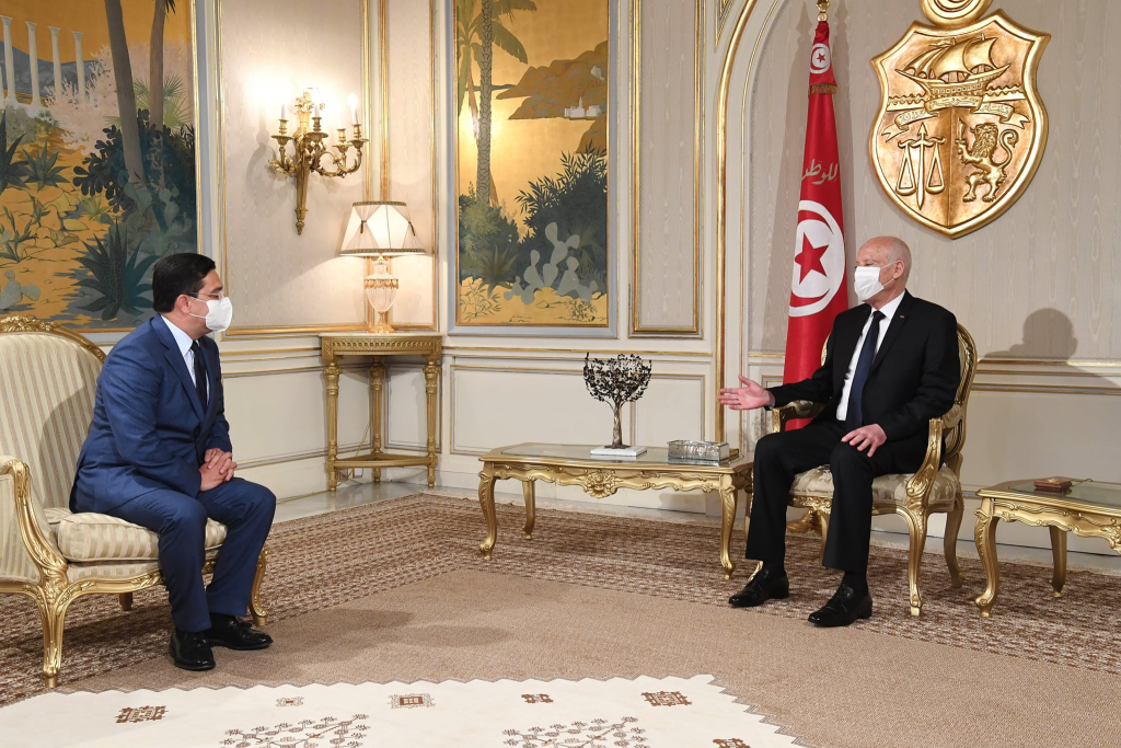 خاص.. بوريطة يحمل رسالة ملكية للرئيس التونسي السعيد