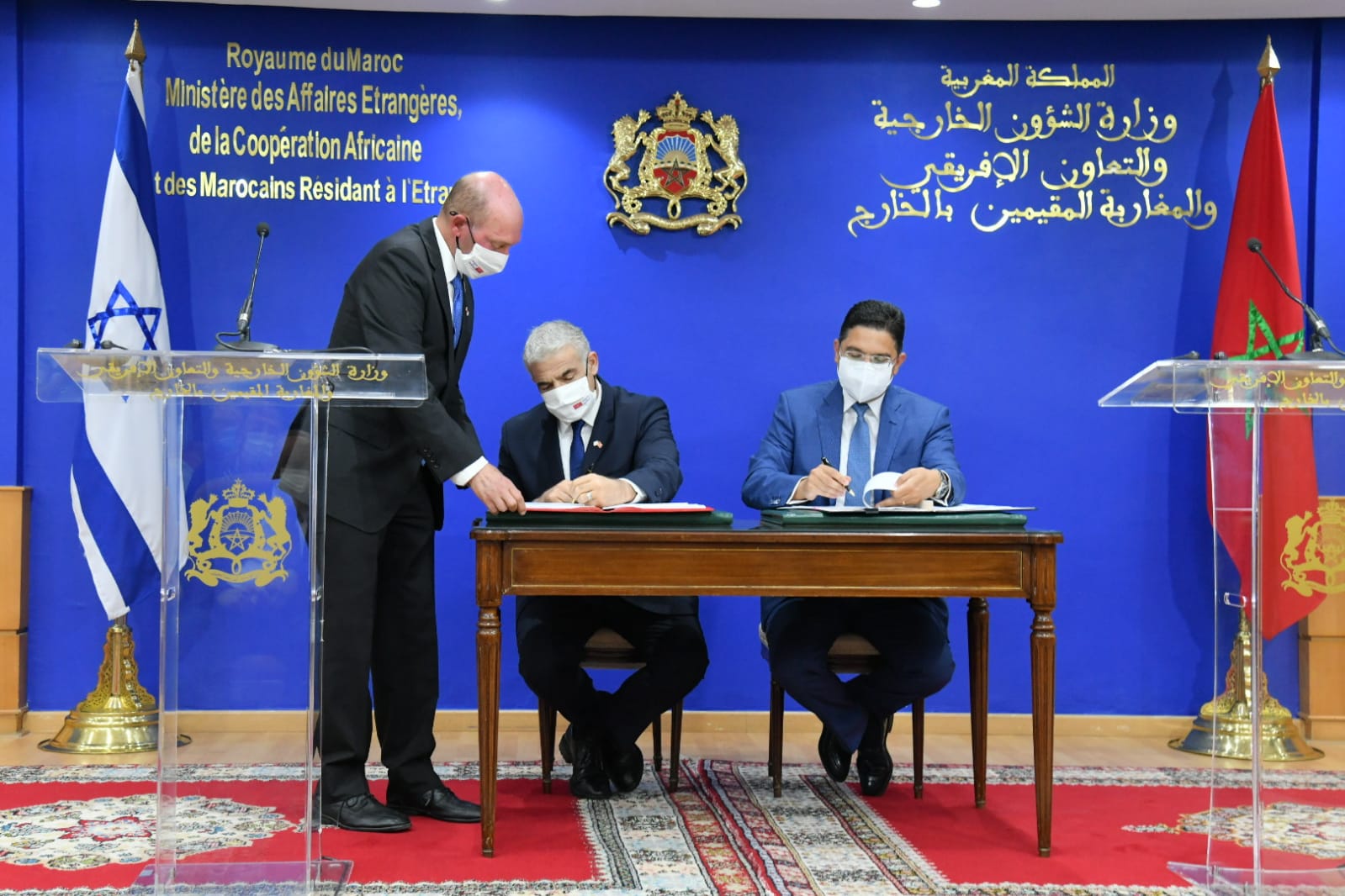 بوريطة ولابيد يوقعان 3 اتفاقيات تعاون بين المغرب وإسرائيل