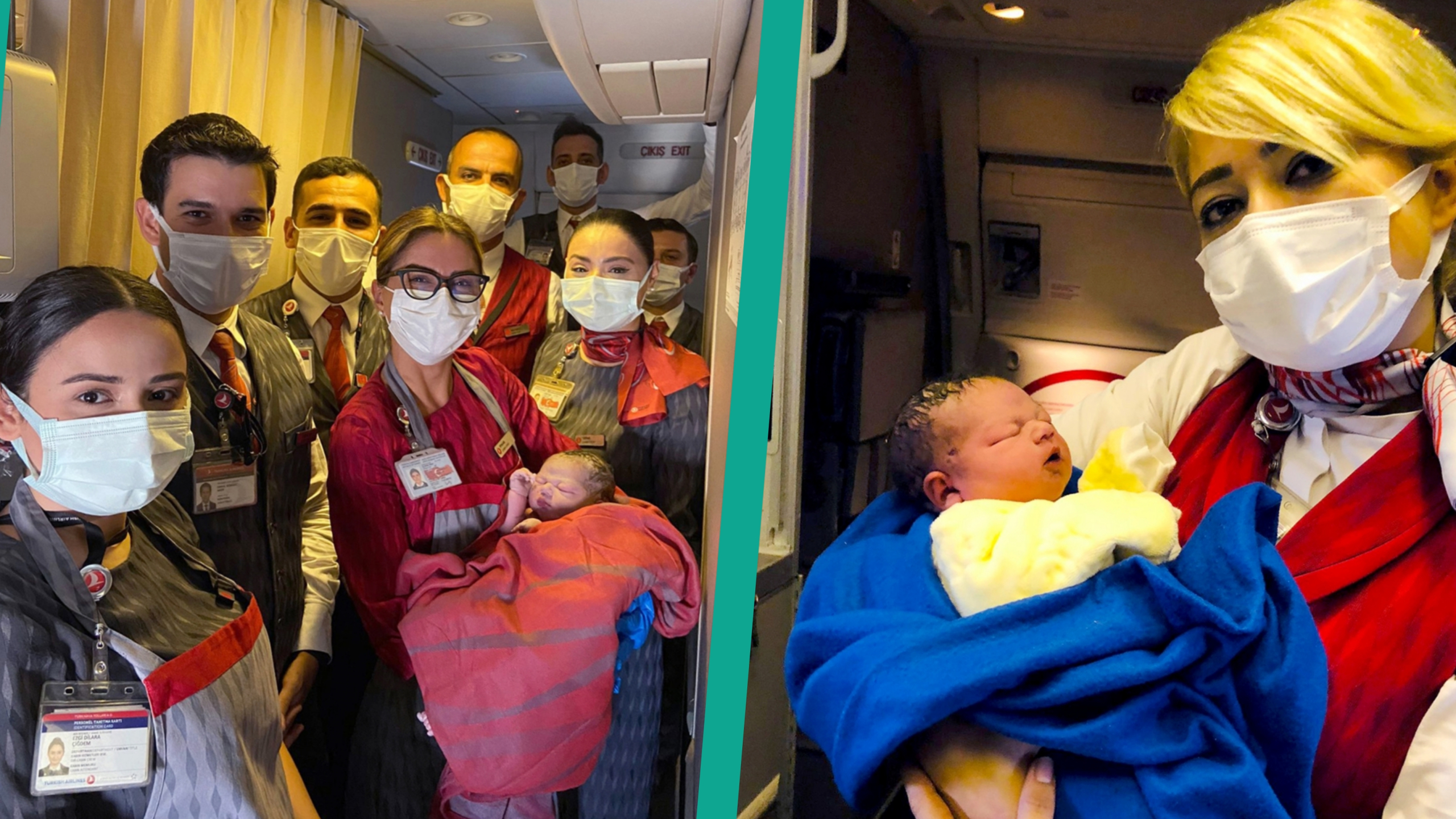 ولادة طفل مغربي على متن طائرة تركية