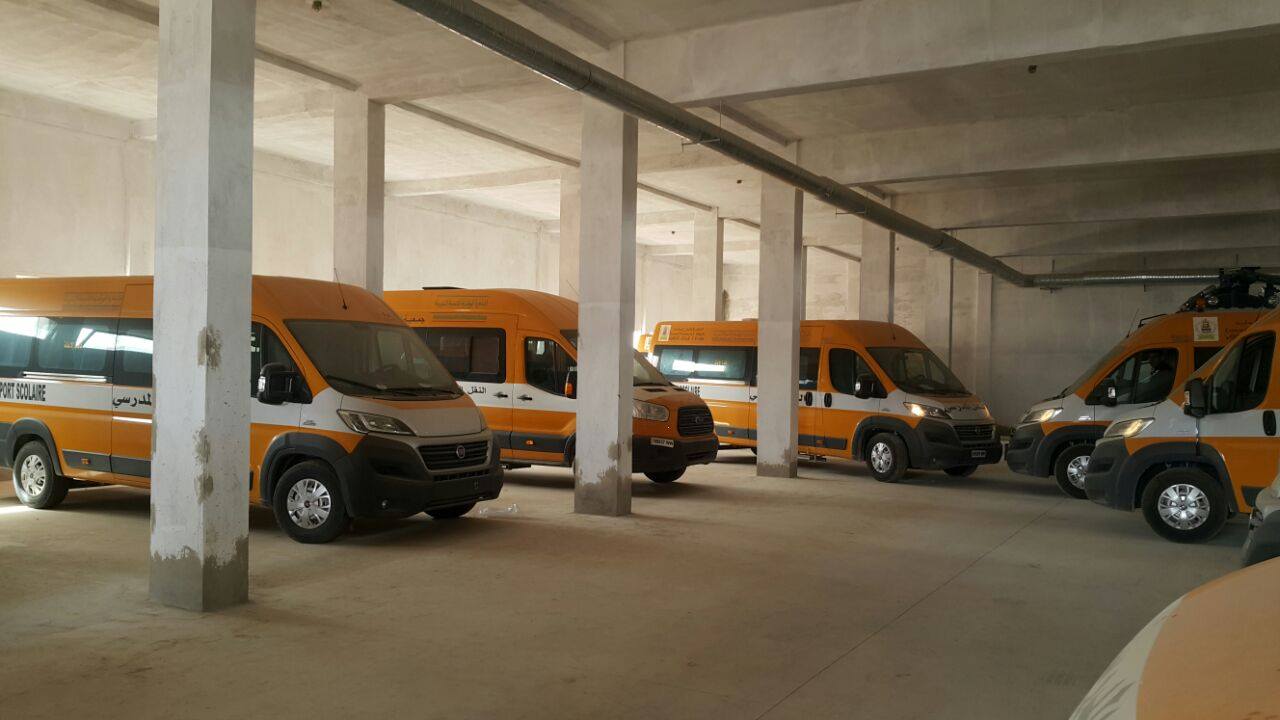 تسليم 11 حافلة للنقل المدرسي بإقليم اشتوكة آيت باها