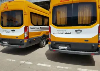 تسليم سيارات للنقل المدرسي بطاطا