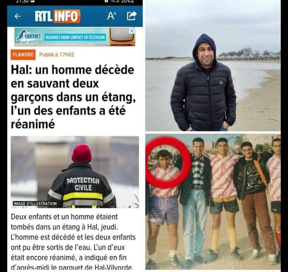 مغربي يلقى حتفه ويجنب طفلين الغرق ببلجيكا