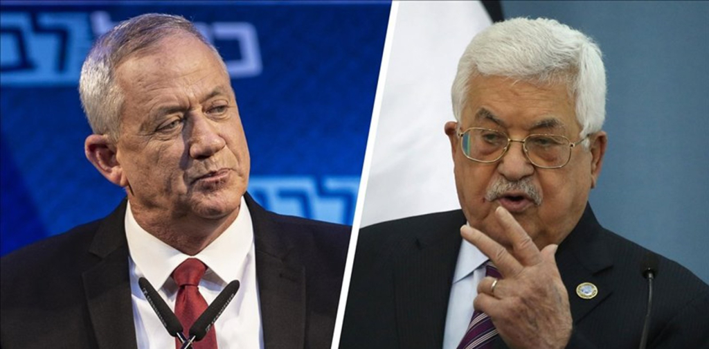 الرئيس الفلسطيني يلتقي وزير الدفاع الإسرائيلي