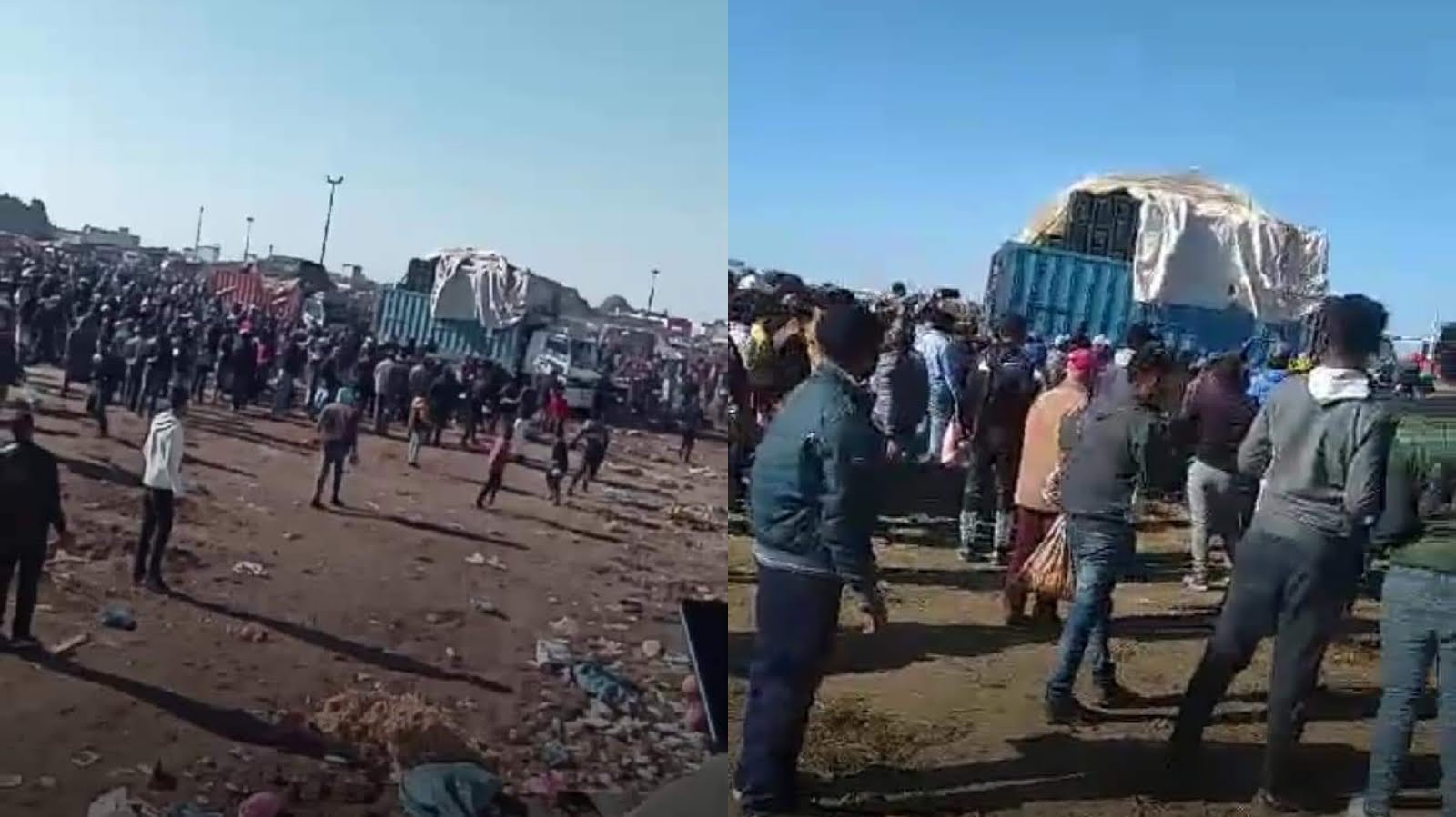 فوضى وسرقة بسوق ضواحي القنيطرة.. اعتقال أشخاص والتحقيق معهم