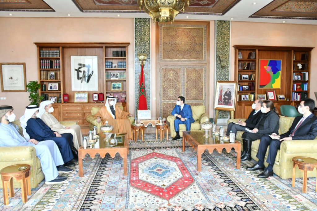 بوريطة يستقبل وزير الصناعة الإماراتي