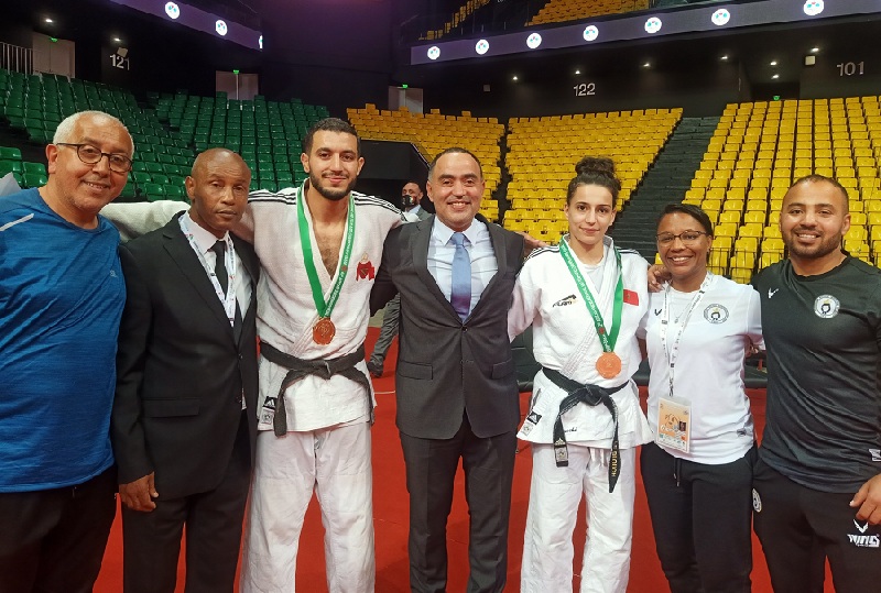 بالجزائر.. منتخب الجيدو يحصد 7 ميداليات بالبطولة الإفريقية