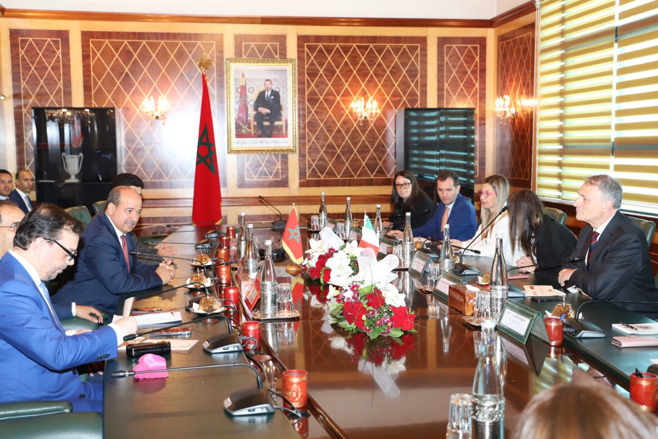 ميارة يتباحث مع وفد برلماني ايطالي