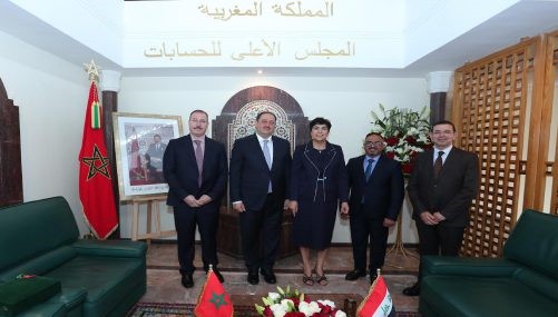 العدوي تتباحث مع رئيس ديوان الرقابة المالية بالعراق