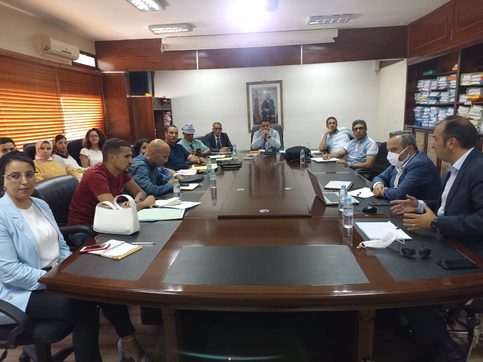ٱيت الطالب يواصل جولات الحوار الإجتماعي مع نقابات الصحة