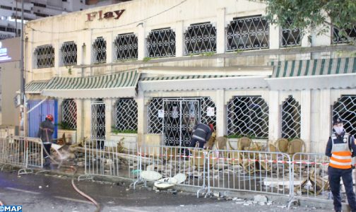 سلطات البيضاء تحقق في سقوط واجهة مقهى أودى بحياة 3 أشخاص