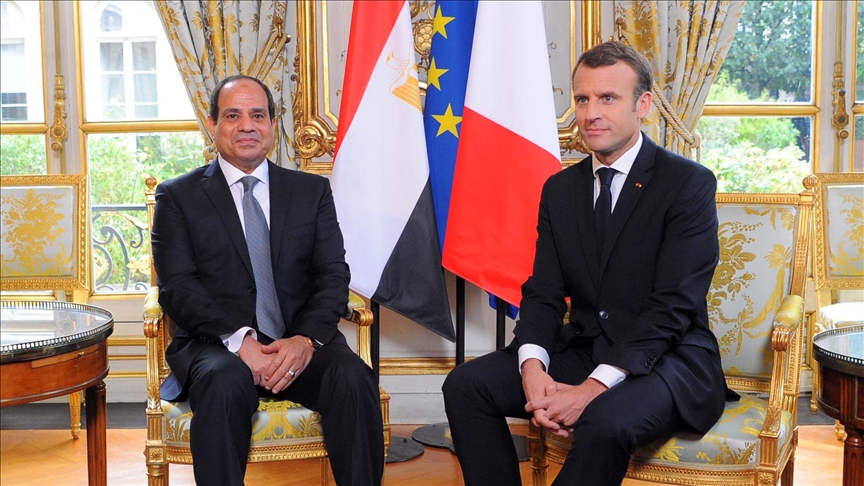 ماكرون يستقبل السيسي