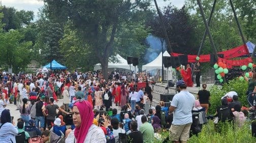 مغاربة كندا يحتفون بذكرى عيد العرش
