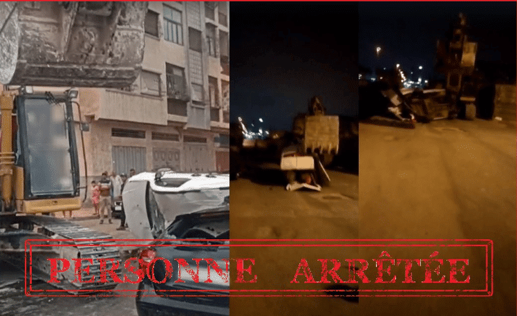 إلحاق خسائر بممتلكات الغير يوقف شخصا