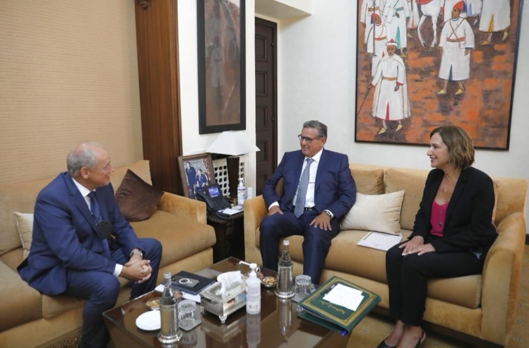 أخنوش وعمور يستقبلان مسؤولا ألمانيا