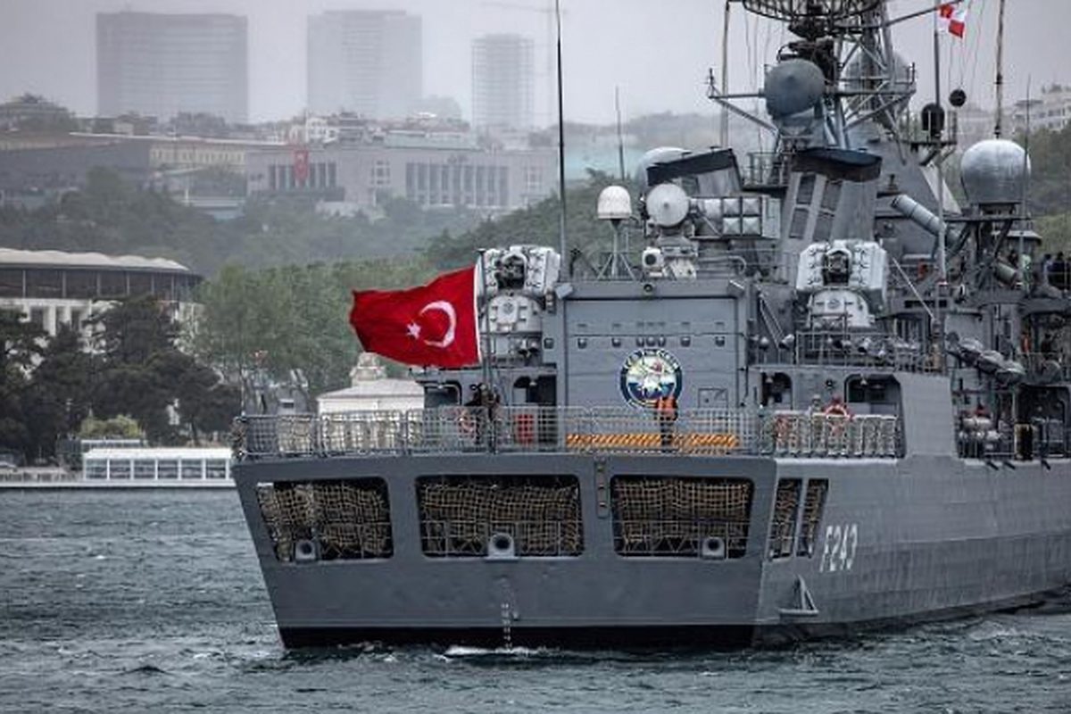 سفينة حربية تركية ترسو بإسرائيل بعد أكثر من عقد