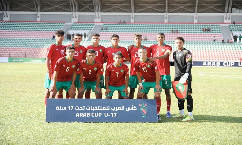 المنتخب المغربي يحجز تذكرة العبور لنهائي كأس العرب للناشئين