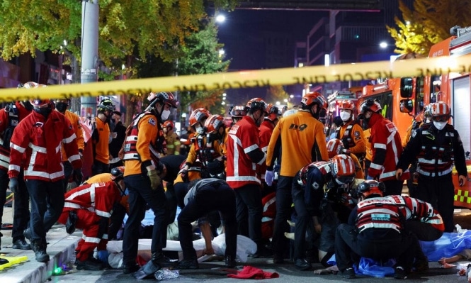 احتفال هالوين يتسبب في مقتل العشرات في كوريا الجنوبية
