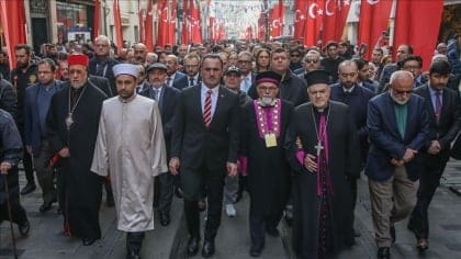 مسيرة حاشدة في إسطنبول رفضاً للإرهاب