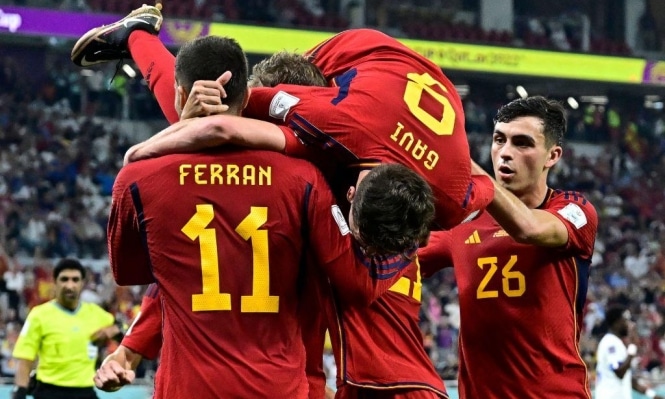 منتخب إسبانيا يكتسح كوستاريكا بسباعية في كأس العالم