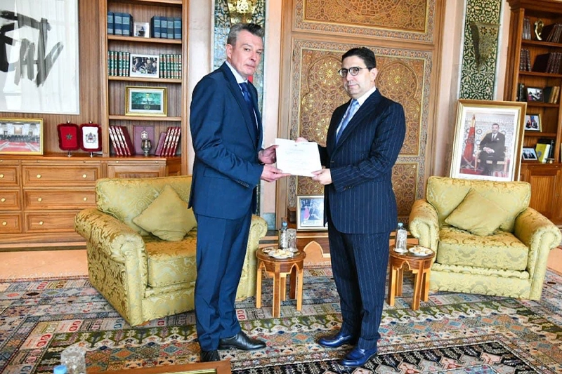 سفير أوكرانيا الجديد يقدم أوراق اعتماده لبوريطة