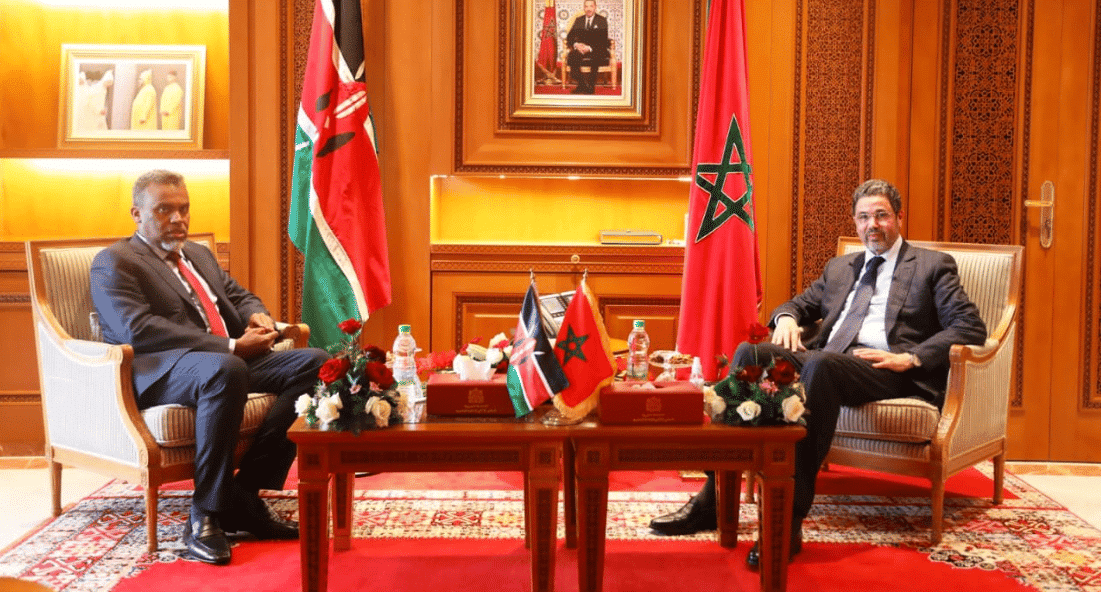 عبد النباوي يتباحث مع رئيس النيابات العامة بدولة كينيا