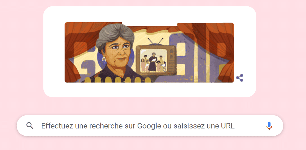 محرك بحث “غوغل” يحتفل بذكرى ميلاد كريمة مختار
