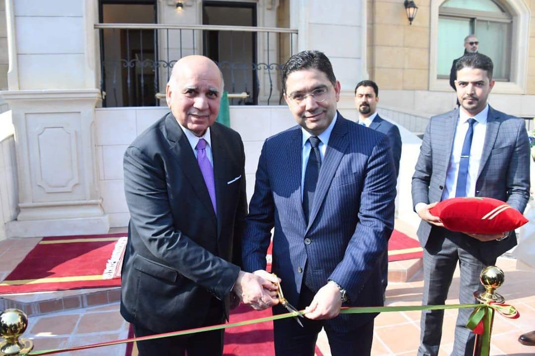 بوريطة يعيد افتتاح سفارة المغرب ببغداد.. سد للطريق أمام أعداء الوحدة الترابية ودعم للعراق الجديد