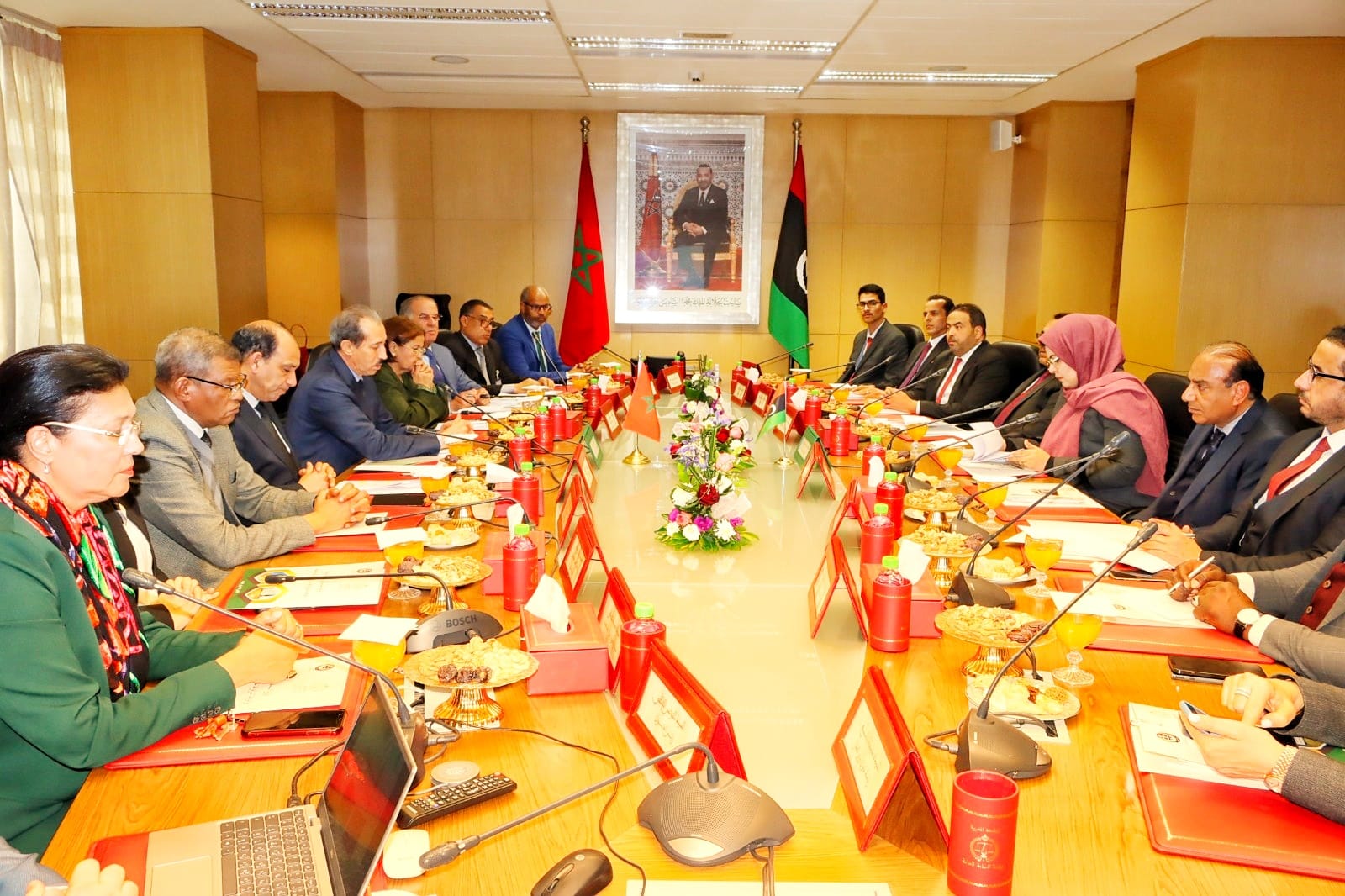 وزيرة العدل الليبية تتباحث مع بنعليلو تعزيز التعاون وتبادل الخبرات