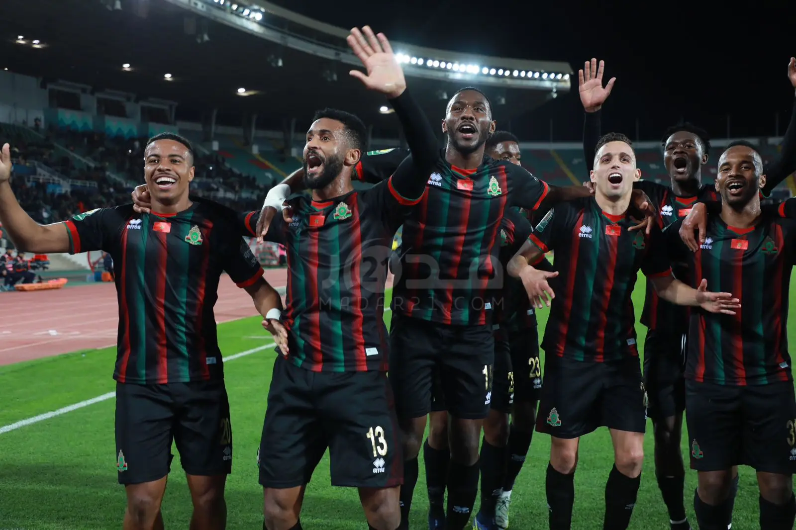 الجيش الملكي يُمطِرُ شِباك بطل التوغو بسُباعِية ويَعبُرُ لدور قبل مجموعات “شامبيونزليغ”