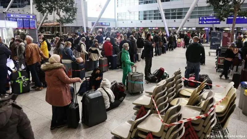 إلغاء 351 رحلة جوية في ألمانيا بسبب إضراب موظفين
