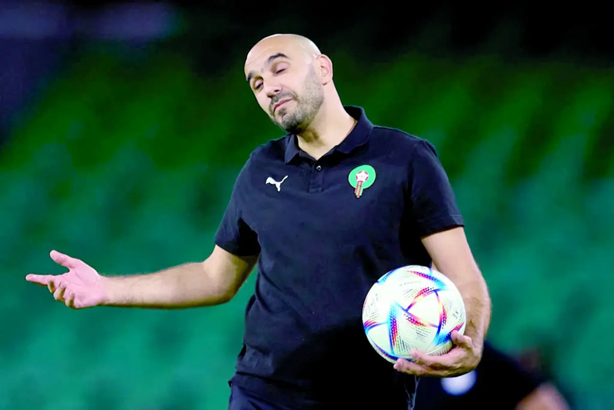 الركراكي: واثق من الفوز بـ”الكان” وإن وجدتم أفضل مني سأتنحى