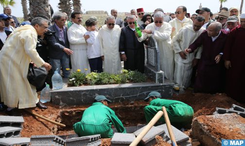 تشييع جنازة المدير العام لوكالة المغرب العربي للأنباء