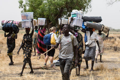 1000 أسرة تنزح إلى تشاد هربا من النزاع في السودان