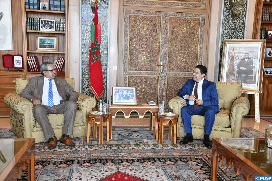 ناصر بوريطة يستقبل رئيس برلمان أمريكا الوسطى