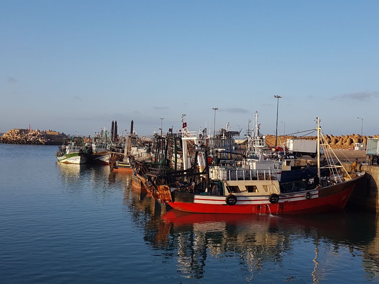 تراجع مفرغات الصيد بميناء طرفاية بـ62 بالمئة في 2023