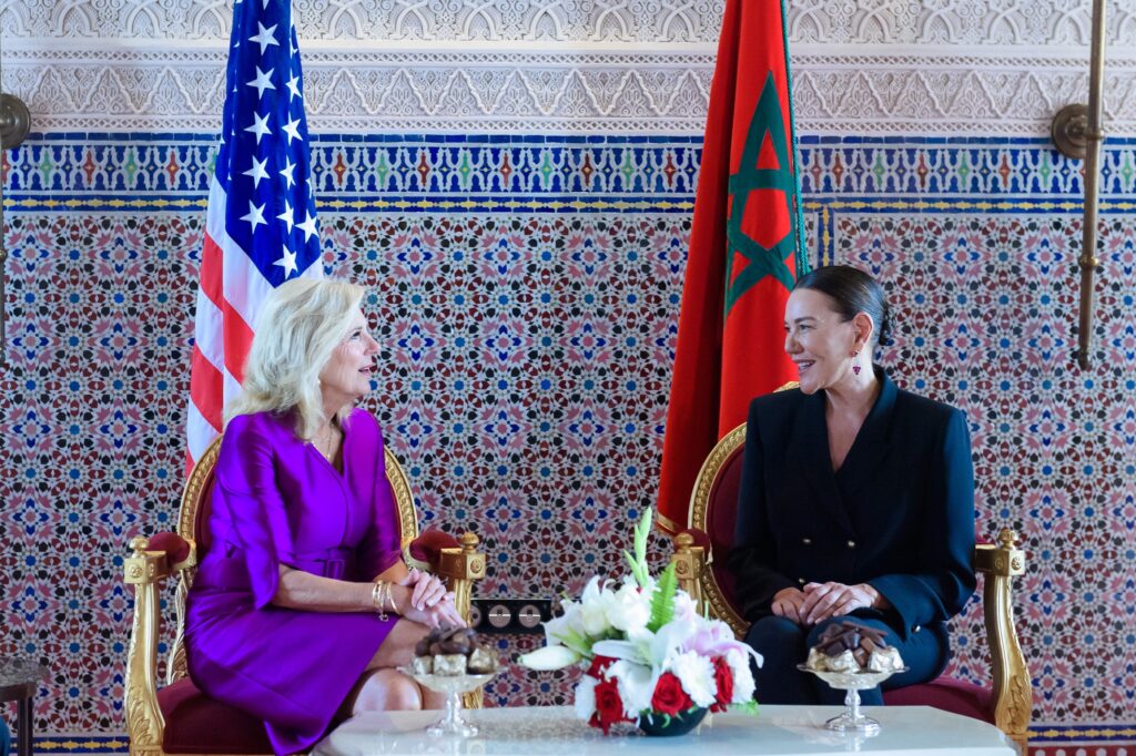 عاجل.. زوجة بايدن تنهي زيارتها للمغرب وتؤكد أن أمريكا ممتنة لشراكتها وصداقتها العريقة مع المملكة