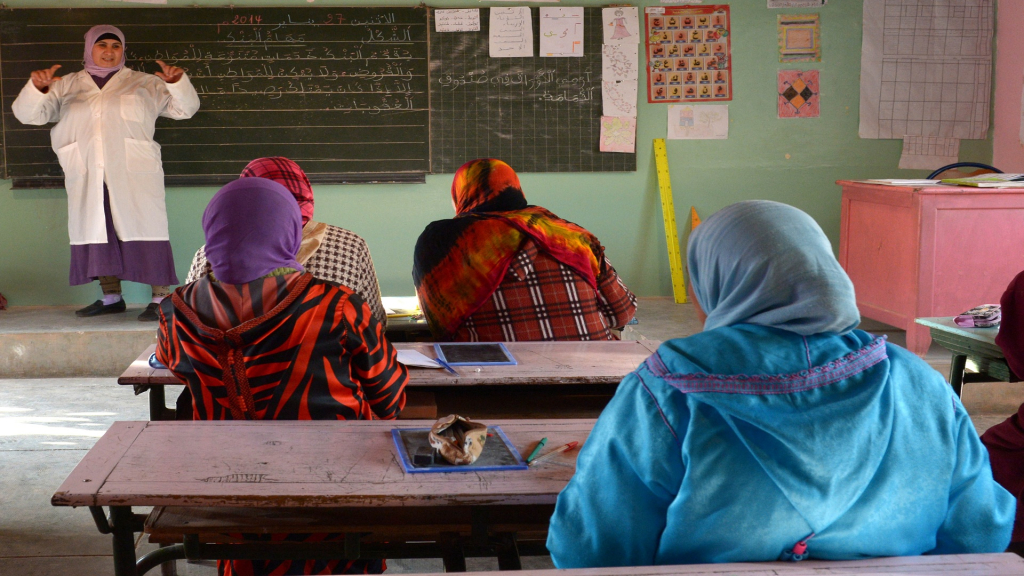 أزيد من مليون مستفيد من برامج محو الأمية بالمغرب 85% منهم نساء