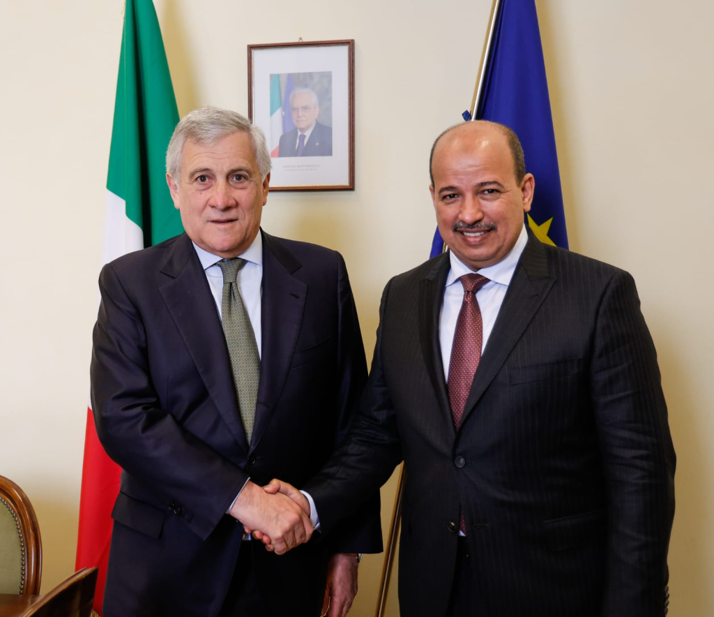 ميارة يتباحث مع وزير الشؤون الخارجية الإيطالي لتعزيز تعاون الدول المتوسطية