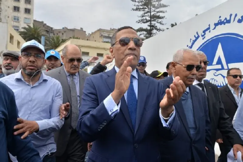 الميلودي المخارق أمينا عاما للاتحاد المغربي للشغل لولاية رابعة