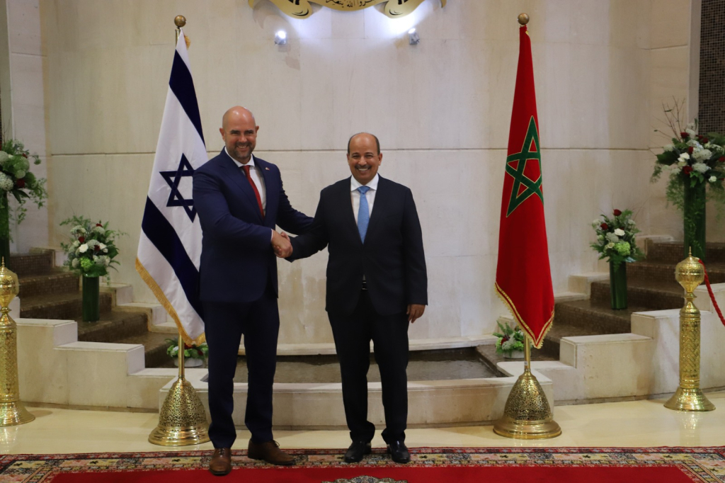 ميارة يلتقي رئيس الكنيست الإسرائيلي والطرفان يبديان استعدادهما للتعاون الثنائي بين برلماني البلدين