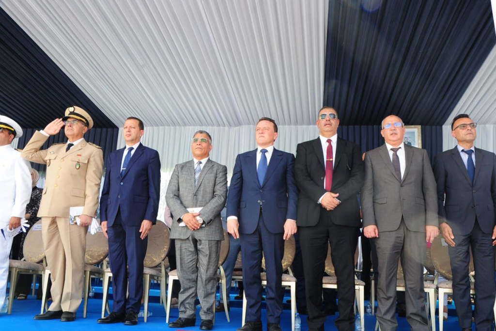 وزير النقل يرأس حفل تخرج الفوج 45 لمعهد الدراسات البحرية