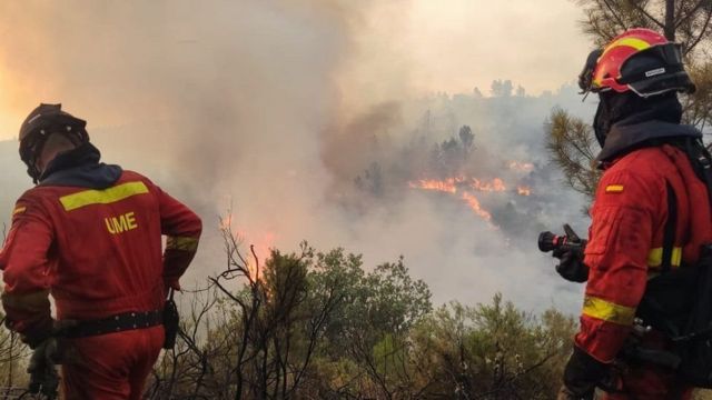 إسبانيا في حالة إنذار جراء حرائق الغابات