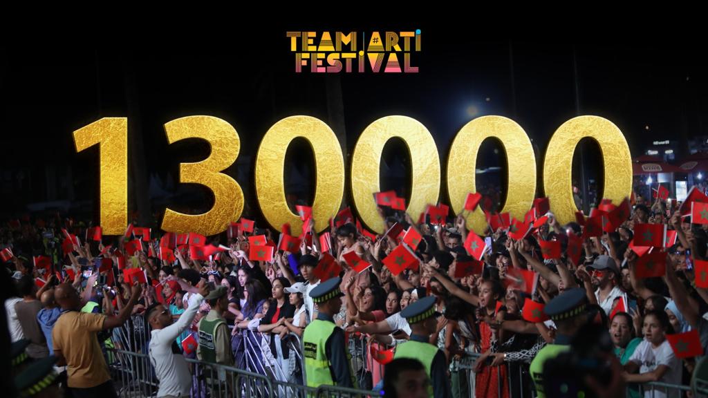 مهرجان “تيم آرتي” يستقطب أزيد من 130 ألف متفرج