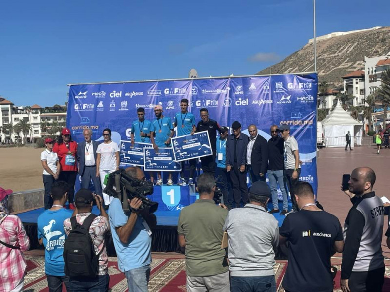 يونس بنار وبيتاو بطلا السباق الدولي على الطريق بأكادير