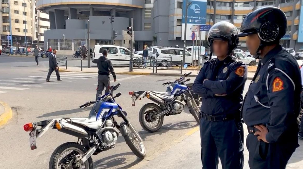 أمن البيضاء يوقف سائق دراجة تسبب بمقتل ضابط أمن ممتاز
