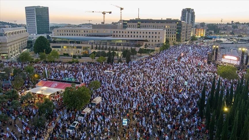 الشرطة الإسرائيلية: نحو 7 ملايين تظاهروا ضد “التعديلات القضائية”