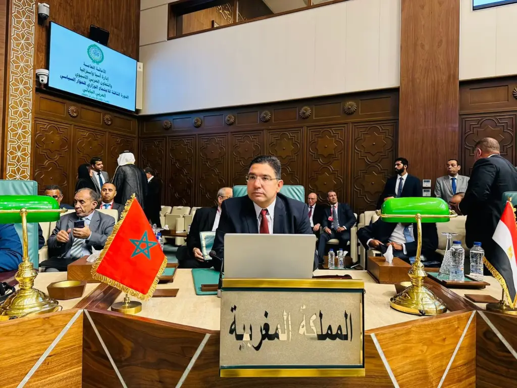 بوريطة يفتتح معرض وكالة بيت مال القدس بمقر الجامعة العربية