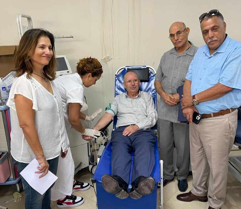 الأمين العام لاتحاد الشغل التونسي يزور المغرب ويتبرع بالدم لضحايا الزلزال