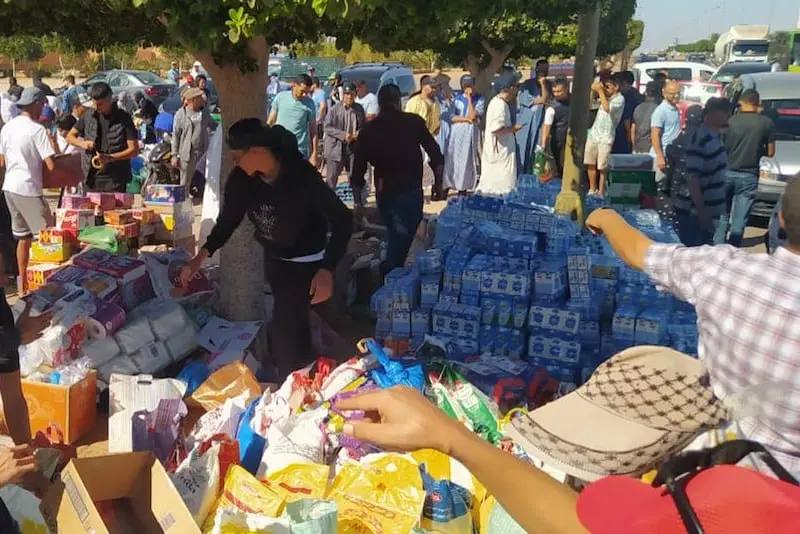 مبادرات تطوعية لتقديم المساعدة لضحايا الزلزال بإقليم تزنيت